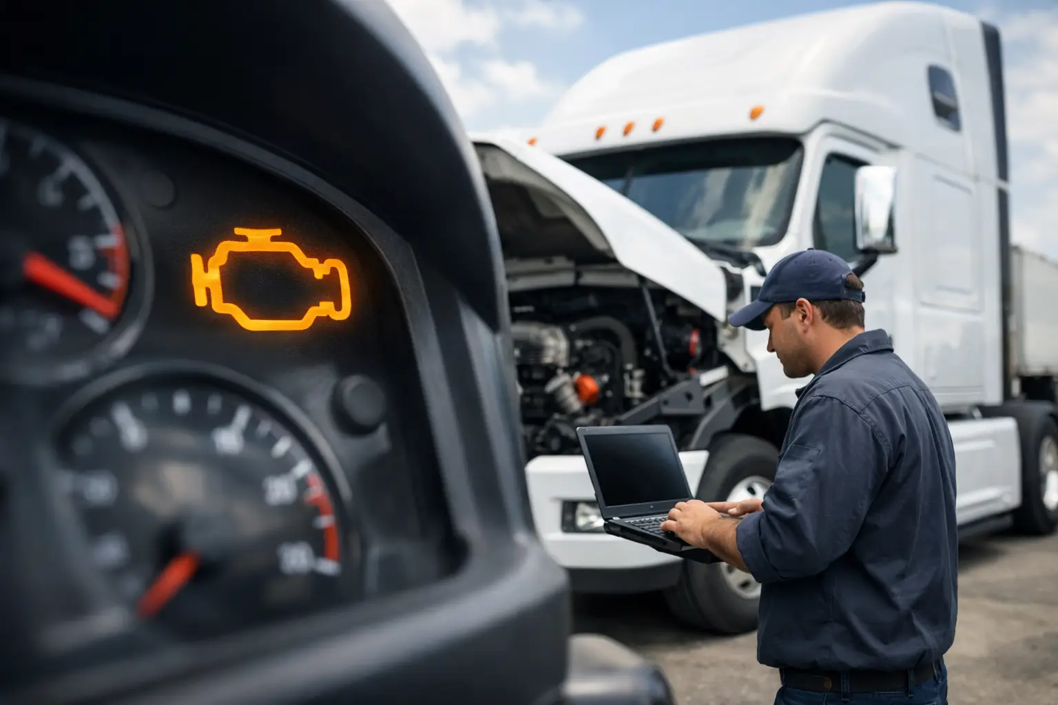 Check Engine Light Semi Truck: What It Means