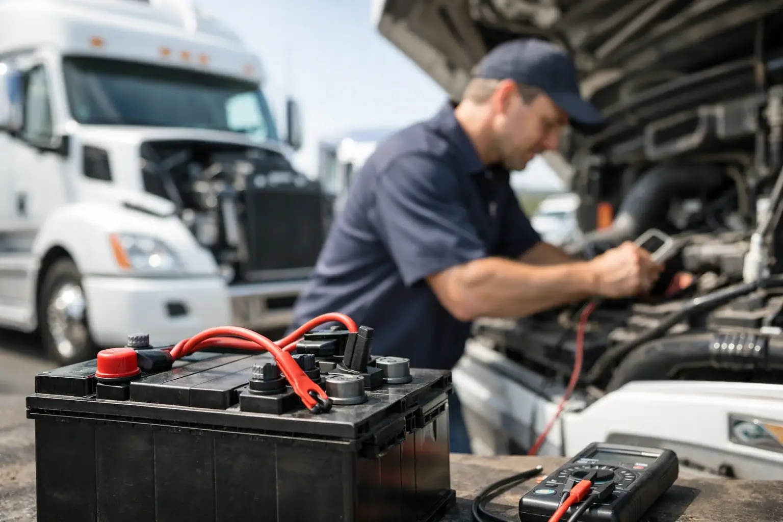 7 Commercial Truck Battery Drain Causes