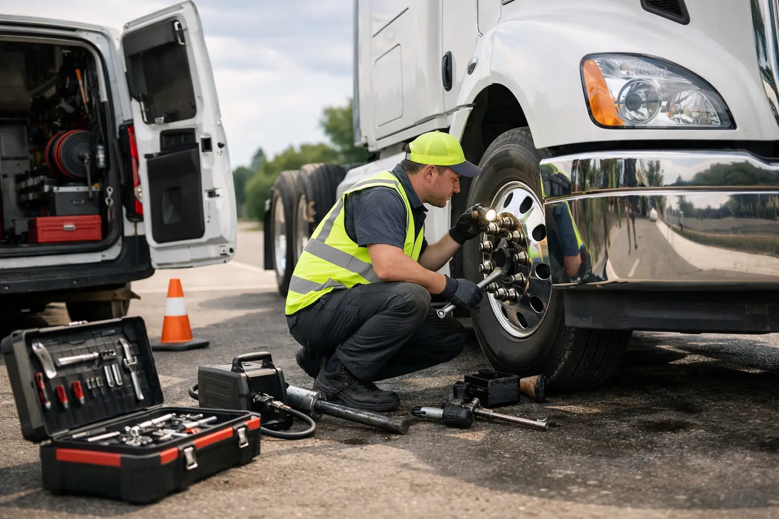 Mobile DOT Inspection Repair for Trucks
