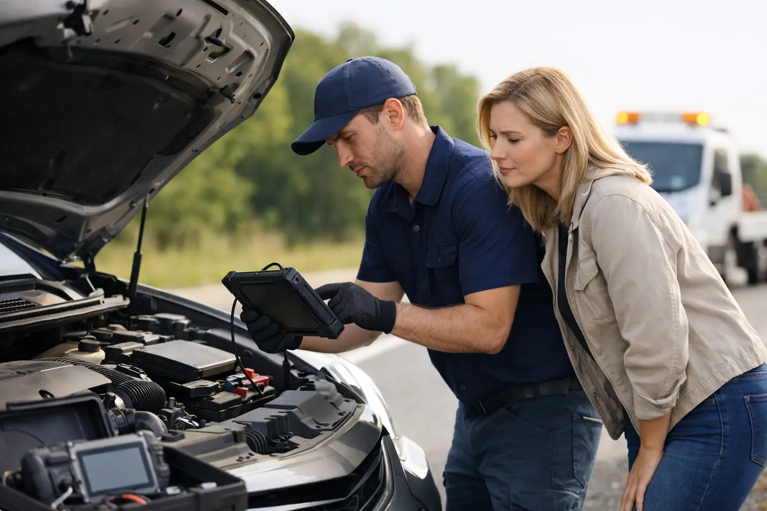 What Happens During Roadside Diagnostics?